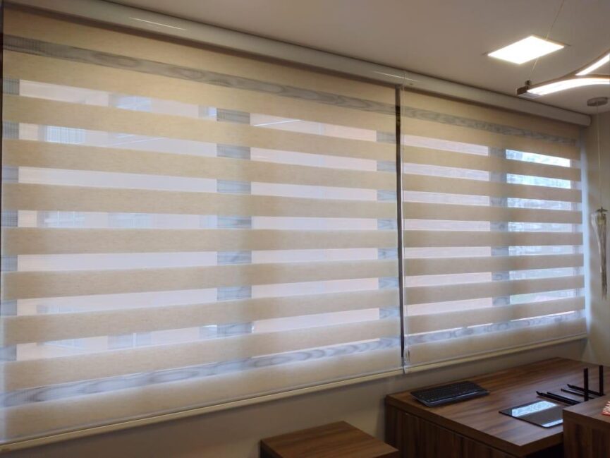 Cortina Double Vision Classic Linho - Imagem 8