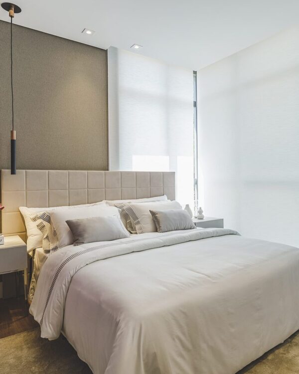 Cortina Rolo Translucida Branca