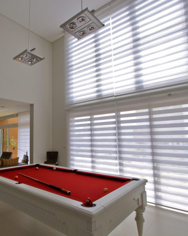 Persiana Double Vision Classic Branca