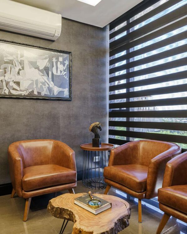 Persiana Double Vision Classic Preta