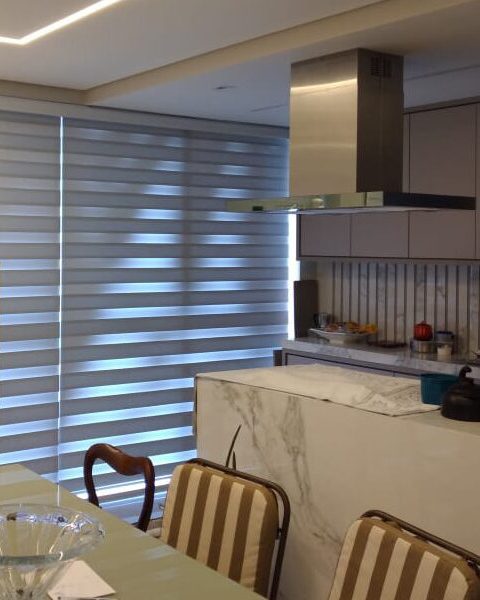 Persiana Double Vision Semi Blackout Branco - Imagem 5