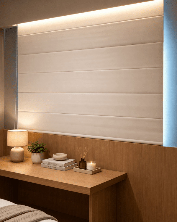 Persiana Romana Blackout Nápoles Branca