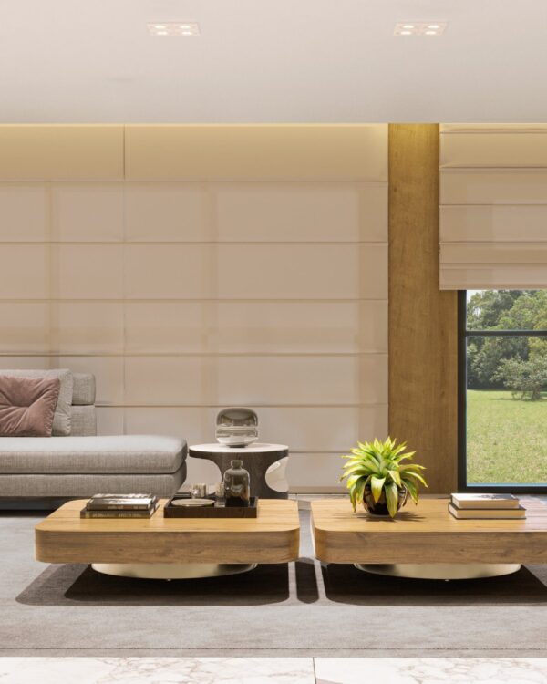 Cortina Romana Tela Solar 3% Bege