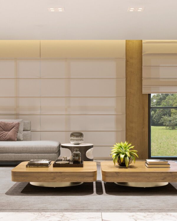 Cortina Romana Tela Solar 5% Bege