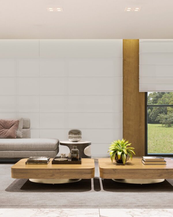 Cortina Romana Tela Solar 1% Branca